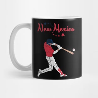 New Mexico USA Baseball Mug